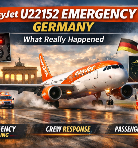 easyjet u22152 emergency germany