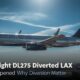 delta flight dl275 diverted lax